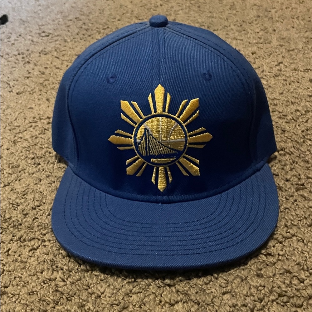 Warriors SnapBack Blue Hat